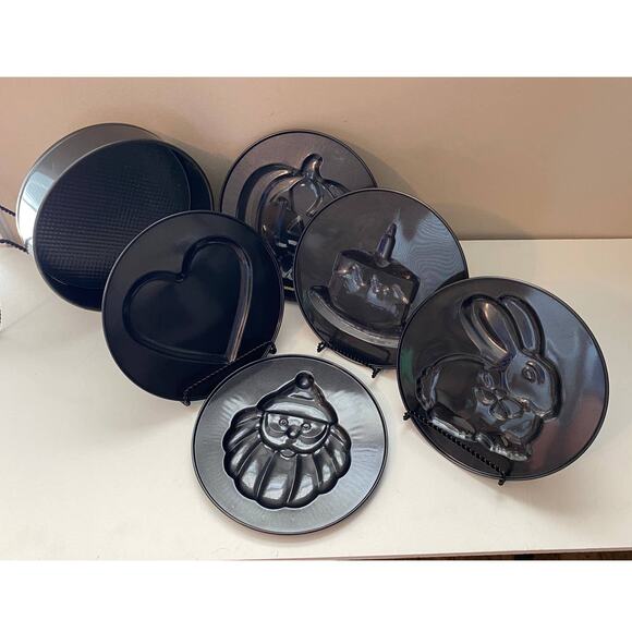 Springform cheesecake pan 7 tops, metal baking, cake mold, decoration bake, set - Picture 2 of 9